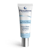 Plexaderm Suero Colágeno Noche: botella para uso nocturno que promueve firmeza.