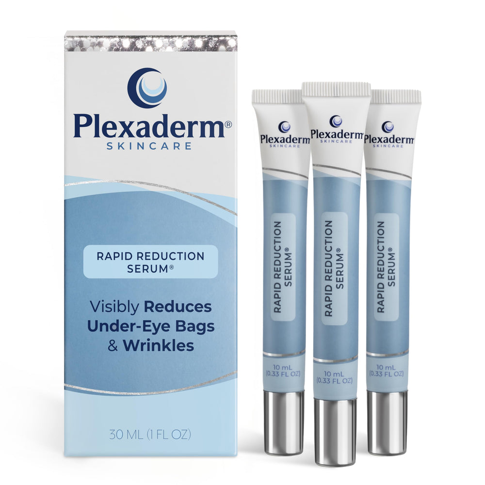 Plexaderm serum de reducción rápida para ojos: reduce bolsas y líneas al instante.