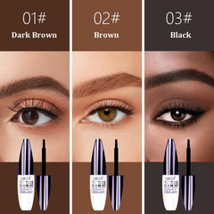 Plresen Easy Peel Off Eyebrow Gel brush closeup highlights precise edging for easy shaping.