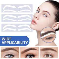 PMUBEAUTY adhesivos cejas con 3 formas para estilos naturales o definidos.
