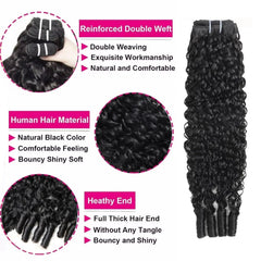 PNKHB mechas Burmese rizadas de 20 pulgadas, longitud versátil para estilos elegantes.