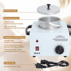 Podoy derretidor de cera interior con cera derretida, calentamiento uniforme.