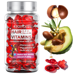 POEROES cápsulas aceite cabello: cápsulas fáciles de usar para nutrir y fortalecer desde la raíz.