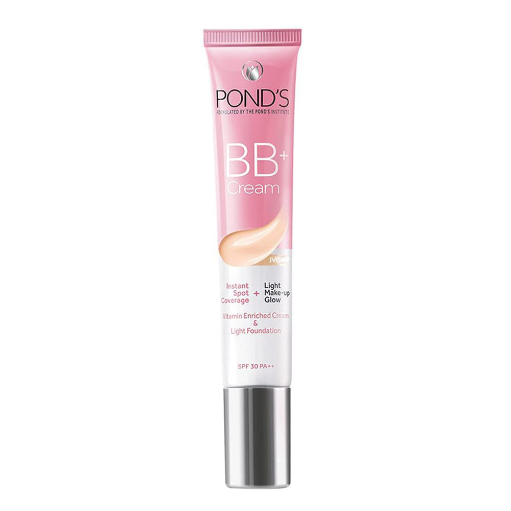 POND'S BB+ Cream Ivory, empaque compacto, ideal para viaje cotidiano.