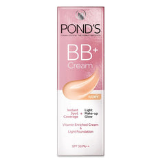 POND'S BB+ Cream Ivory, tono Ivory, cobertura natural para manchas leves.