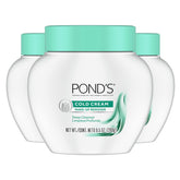 Pond's Crema Fría: tarro de limpiador que elimina maquillaje y hidrata la piel.