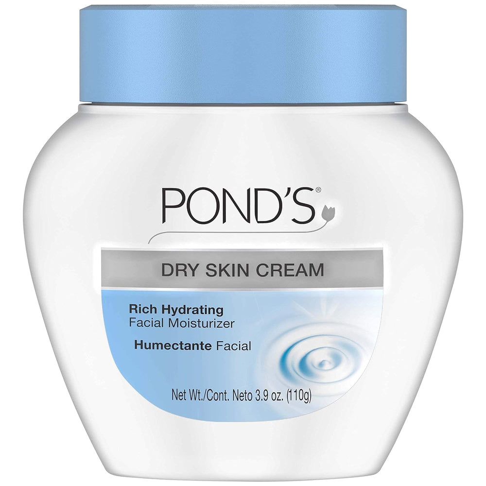 POND'S Crema para piel seca, paquete de dos, hidratación suave para piel áspera