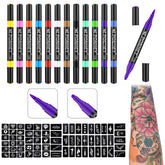 Ponhey tatuajes temporales con colores vibrantes para expresión personal