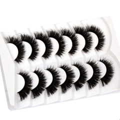 Pooplunch seven-pairs pack offering versatile lash looks