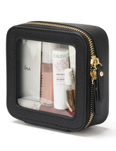 Popvibe bolso maquillaje transparente frontal, visión clara para tus esenciales de viaje