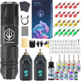 Vidattx Poseidon pluma de tatuaje frontal con agarre cómodo