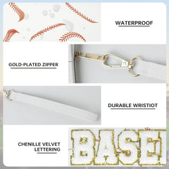PPeen bolsa baseball transparente, acceso rápido a artículos en aeropuertos y estadios