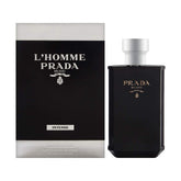 Prada L'Homme Intense, botella elegante de 100 ml para uso diario.