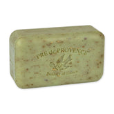 Pre de Provence jabón artesanal salvia: fragancia herbal que perfuma el baño y exfolia suavemente.
