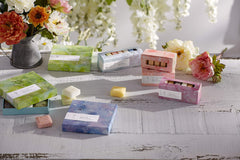 Jabón pétalos de rosa de Pre de Provence: aroma floral suave para rutina diaria.