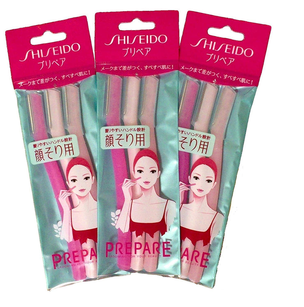 Afeitadora facial FT Shiseido de PREPARE con diseño ergonómico para un uso preciso.