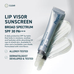 Prequel Skin Lip Visor – acabado semibrillante que aporta hidratación suave.