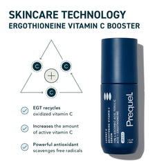 Prequel Skin Lucent-C Serum, textura suave que se absorbe rápidamente.