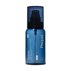 Prequel Skin Multi-Quench atomizador para hidratación ligera antes del maquillaje.