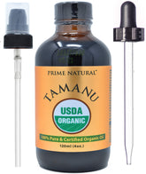 Prime Natural Aceite Tamanu prensado en frío, frasco 120 ml para piel suave.