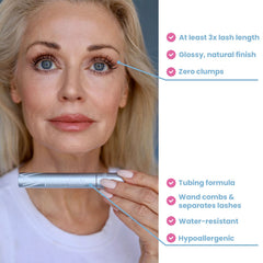 Prime Prometics PrimeLash Mascara: pestañas definidas con efecto de alargamiento suave.