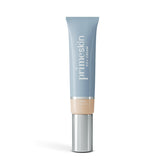 PrimePrometics PrimeSkin CC+ crema, acabado líquido-polvado, difumina poros para un look natural.