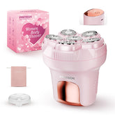 PRITECH Afeitadora eléctrica para mujer con cabezal 6D para afeitado suave
