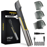 PRITECH recortador de vello corporal con brazo extensible facilita el alcance en la espalda