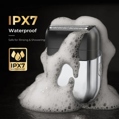 PRITECH uso en ducha IPX7, afeitado húmedo sin esfuerzo