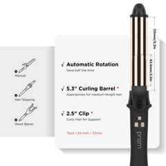 Prizm Punta anti-rodamiento para manejo suave y sin enredos.