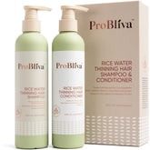 ProBliva arroz-agua-shampoo: aporta volumen suave para cabello fino.