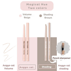 produco thebom delineador aegyosal swatch natural para apariencia realista