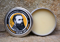 Bálsamo Gloss de PROFESSOR EDWARD J FUZZWORTHY'S facilita peinado y control de la barba.