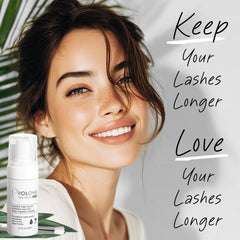 PROLONG LASH cepillo para pestañas, uso suave para eliminar residuos.