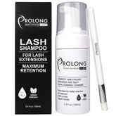 PROLONG LASH champú para extensiones, bote de 100 ml, limpia sin irritación diaria.