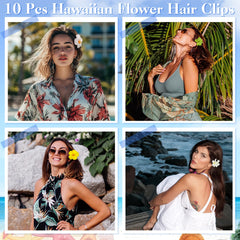 ProSuites clip hawaiano rosa para peinados románticos y coloridos