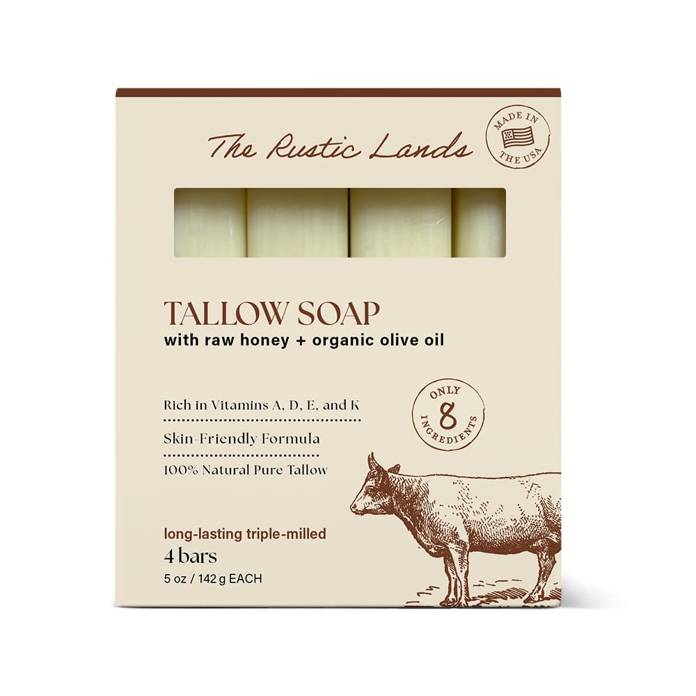 PROVENCE ESSENTIALS The Rustic Lands jabones de sebo de vaca para piel sensible.