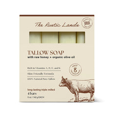 PROVENCE ESSENTIALS The Rustic Lands jabones de sebo de vaca para piel sensible.