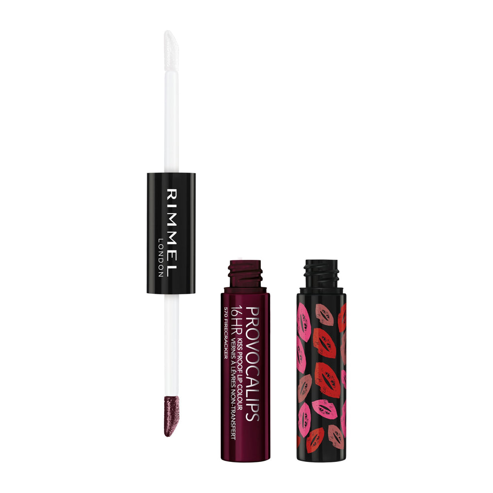 Provocalips labial: botella visible muestra color intenso para empezar el look.