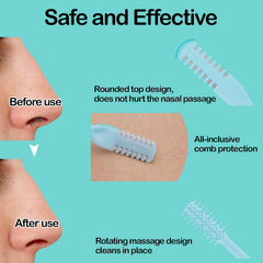 PSKZNSZ proteccion-dientes-peine-nariz evita irritación durante el uso.