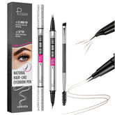 Pudaier doble punta delineado cejas 2 en 1 para trazos naturales