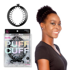 PuffCuff Original abrazadera 5 pulgadas en cabello rizado, sujeción suave