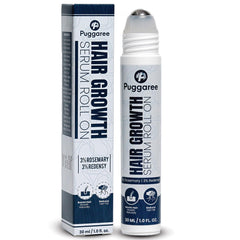 Puggaree Serum crecimiento capilar: aplicación roll-on en la raíz para mayor densidad.