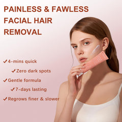 PUILOG crema depilatoria facial, aplicador suave, depilación precisa sin irritación.