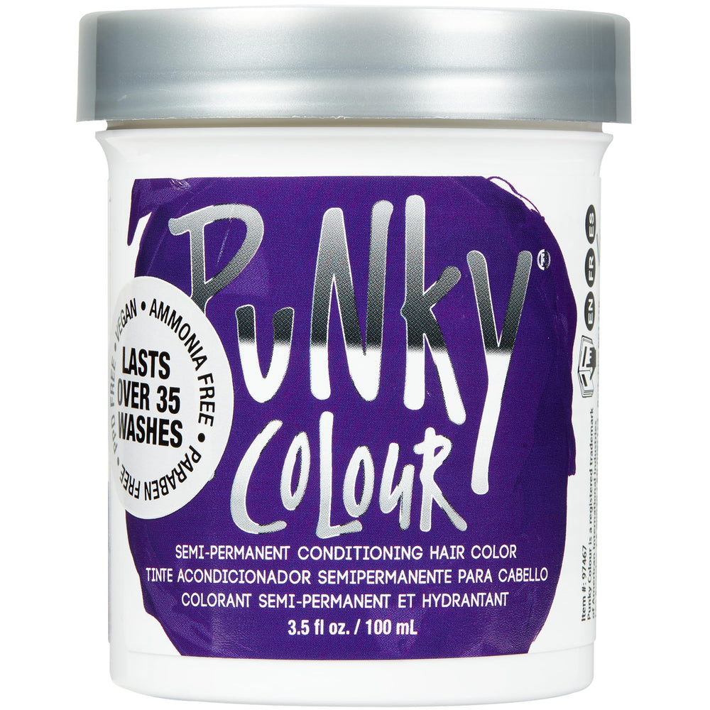 Punky Plum muestra aplicacion uniforme para color intenso.
