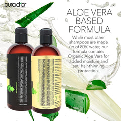 PURA D'OR Advanced Therapy acondicionador, botella, suaviza y facilita peinado diario.