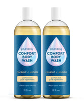 Puracy gel de baño, botella con dosificador, aroma coco-vanilla para hidratación suave