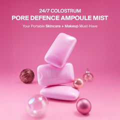 PurCELL 24/7 Colostro Ampolla Rosa: pulverización suave para despertar la piel.