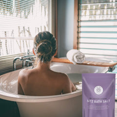 Pure Body Naturals Sitz Bath Salt para alivio suave en hemorroides postparto