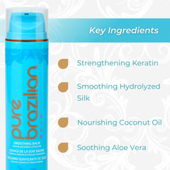 Pure Brazilian bálsamo, control del encrespamiento para cabello más manejable